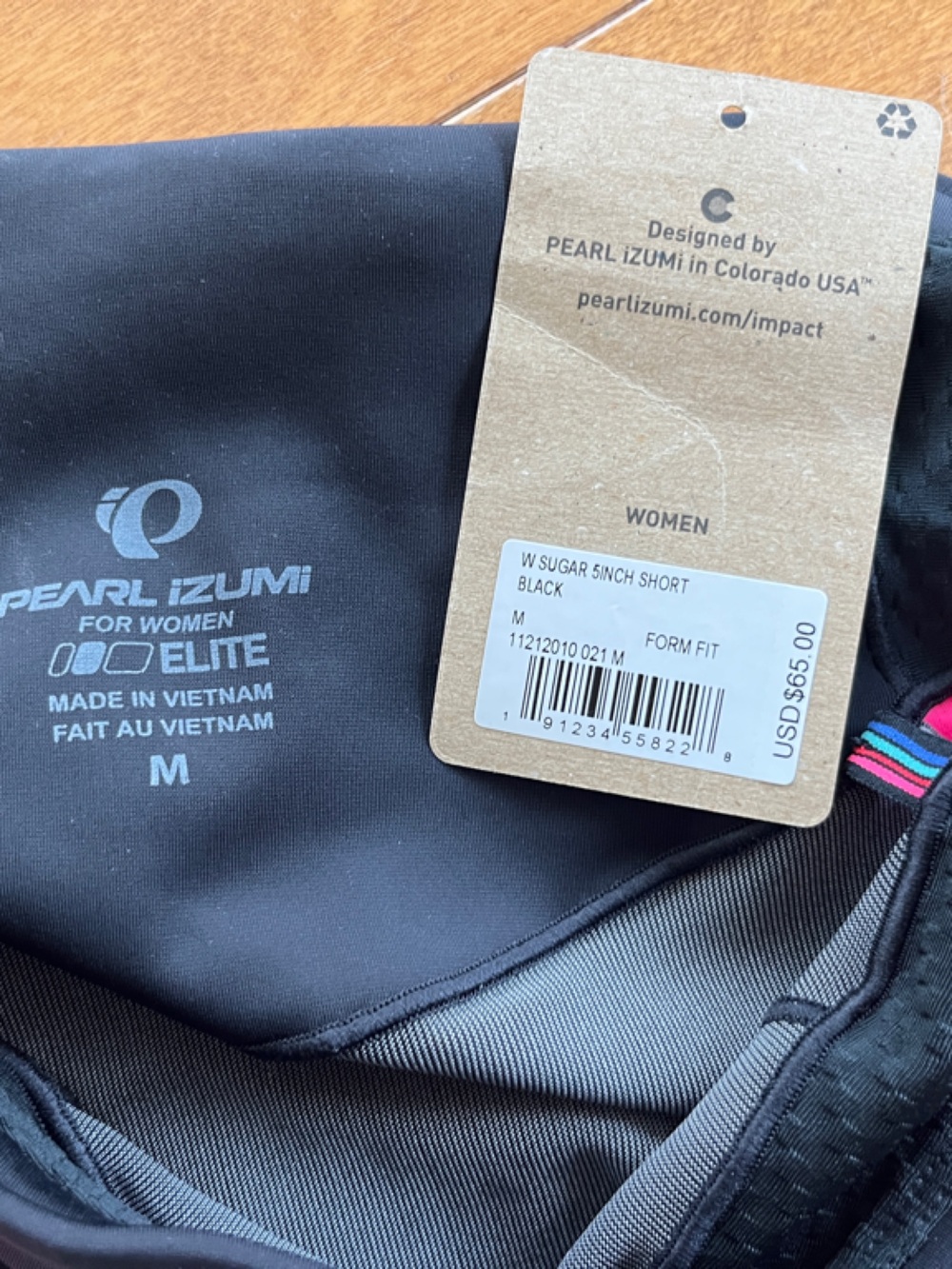 Pearl Izumi Black & Hot Pink Performance Tri Top (S) and Shorts(M) - Picture 4 of 9